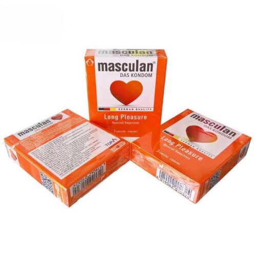 bao cao su kéo dài thời gian masculan long pleasure​