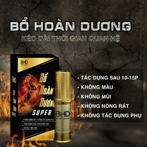 Bổ hoàn dương Super kéo dài thời gian quan hệ