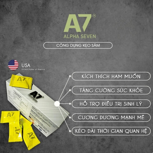 Công dụng kẹo sâm hamer A7