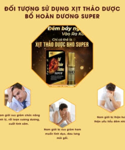 Đối tượng sử dụng bổ hoàn dương Super