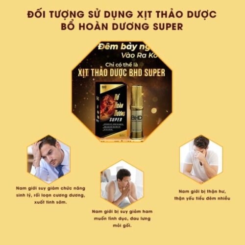 Đối tượng sử dụng bổ hoàn dương Super