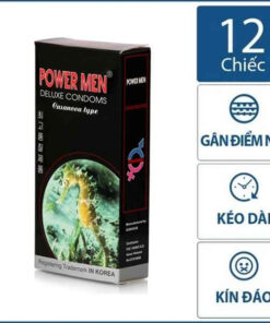 power men cá ngựa bao cao su