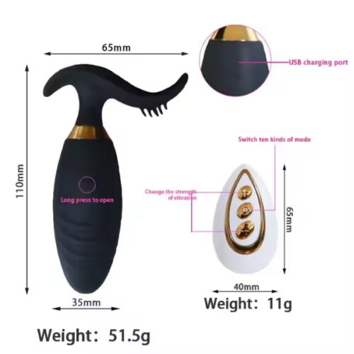 Trứng rung Baoqi kích thích điểm G điều khiển từ xa