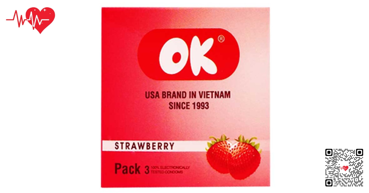 bao-cao-su-ok-huong-dau-strawberry Bao cao su OK hương dâu (Strawberry)